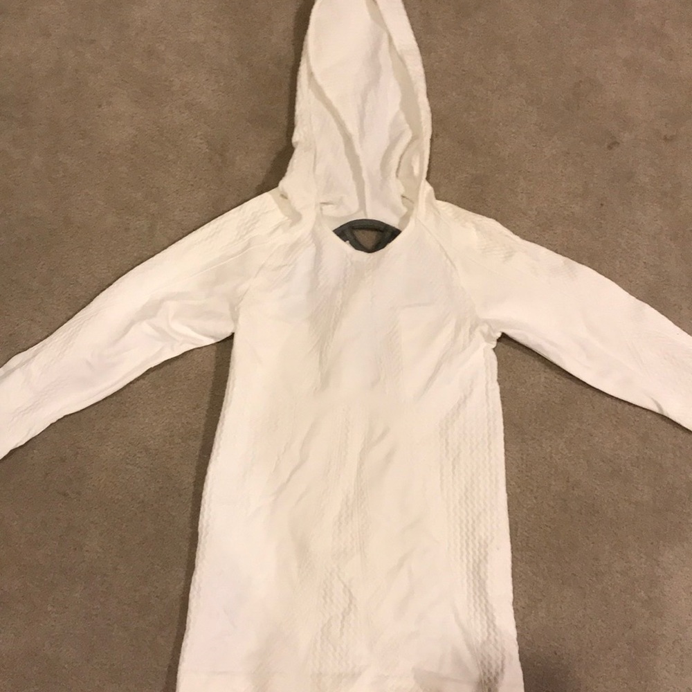Workout shirt with a hoodie